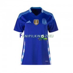 Koszulka Reprezentacji Argentyny 2024 Wyjazdowa Krótkie Rękawy ,Damska