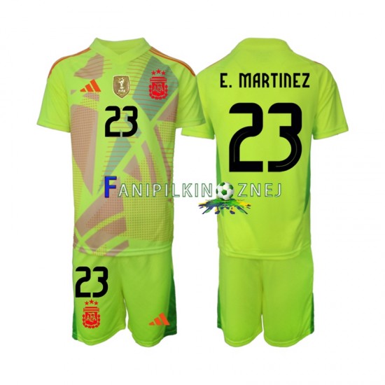 Koszulka Reprezentacji Argentyny Emiliano Martinez 23 Bramkarska 2024 Wyjazdowa Krótkie Rękawy ,Dziecięca Koszulka Reprezentacji Argentyny Emiliano Martinez 23 Bramkarska 2024 Wyjazdowa Krótkie Rękawy ,Dziecięca