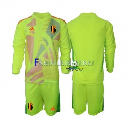 Koszulka Reprezentacji Belgii Bramkarska ME 2024 Wyjazdowa Długie Rękawy ,Dziecięca