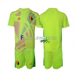 Koszulka Reprezentacji Belgii Bramkarska ME 2024 Wyjazdowa Krótkie Rękawy ,Dziecięca