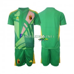 Koszulka Reprezentacji Belgii Bramkarska ME 2024 Trzeci Krótkie Rękawy ,Dziecięca