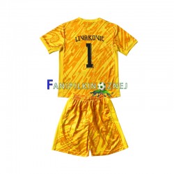 Koszulka Reprezentacji Chorwacji Livaković DOMINIK 1 Bramkarska ME 2024 Domowa Krótkie Rękawy ,Dziecięca