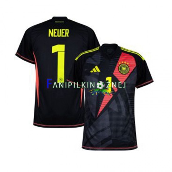 Koszulka Reprezentacji Niemiec Manuel Neuer 1 Bramkarska ME 2024 Domowa Krótkie Rękawy ,Męska Koszulka Reprezentacji Niemiec Manuel Neuer 1 Bramkarska ME 2024 Domowa Krótkie Rękawy ,Męska