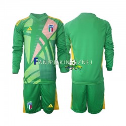 Koszulka Reprezentacji Włoch Bramkarska ME 2024 Wyjazdowa Długie Rękawy ,Dziecięca