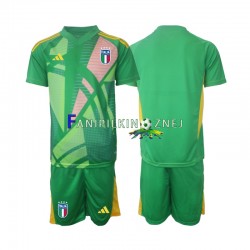 Koszulka Reprezentacji Włoch Bramkarska ME 2024 Wyjazdowa Krótkie Rękawy ,Dziecięca