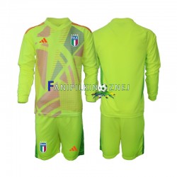 Koszulka Reprezentacji Włoch Bramkarska ME 2024 Domowa Długie Rękawy ,Dziecięca