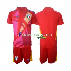 Koszulka Reprezentacji Włoch Bramkarska ME 2024 Trzeci Krótkie Rękawy ,Dziecięca