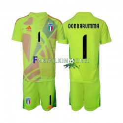 Koszulka Reprezentacji Włoch Donnarumma 1 Bramkarska ME 2024 Domowa Krótkie Rękawy ,Dziecięca