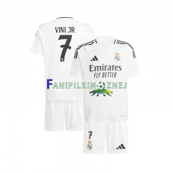 Koszulka Real Madryt Vinicius Junior 7 2024-2025 Domowa Krótkie Rękawy ,Dziecięca