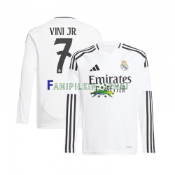 Koszulka Real Madryt Vinicius Junior 7 2024-2025 Domowa Długie Rękawy ,Męska