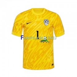 Koszulka Reprezentacji Słowenii Jan Oblak 1 Bramkarska ME 2024 Domowa Krótkie Rękawy ,Męska