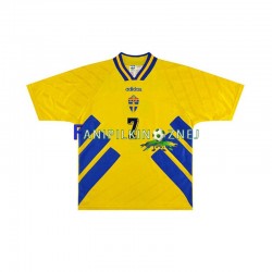 Koszulka Reprezentacji Szwecji Henrik Larsson 7 Retro 1994 Domowa Krótkie Rękawy ,Męska