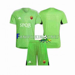 Koszulka AS Roma Bramkarska 2023-2024 Wyjazdowa Krótkie Rękawy ,Dziecięca