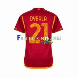 Koszulka AS Roma Paulo Dybala 21 2023-2024 Domowa Krótkie Rękawy ,Męska