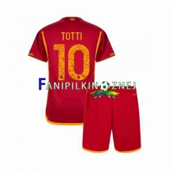 Koszulka AS Roma Totti 10 2023-2024 Domowa Krótkie Rękawy ,Dziecięca