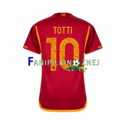 Koszulka AS Roma Totti 10 2023-2024 Domowa Krótkie Rękawy ,Męska
