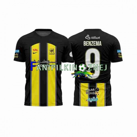 Koszulka Al-Ittihad BENZEMA 9 2023-2024 Domowa Krótkie Rękawy ,Męska Koszulka Al-Ittihad BENZEMA 9 2023-2024 Domowa Krótkie Rękawy ,Męska