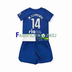 Koszulka Atlético Madryt 2 Marcos Llorente 14 2023-2024 Wyjazdowa Krótkie Rękawy ,Dziecięca