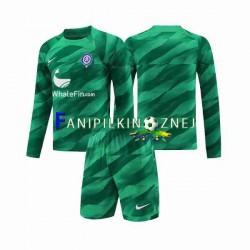 Koszulka Atlético Madryt Bramkarska 2023-2024 Wyjazdowa Długie Rękawy ,Dziecięca