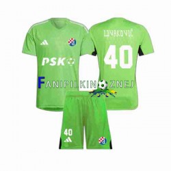 Koszulka Dinamo Zagreb Livaković 40 Bramkarska 2023-2024 Domowa Krótkie Rękawy ,Dziecięca