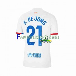 Koszulka FC Barcelona Frenkie de Jong 21 2023-2024 Wyjazdowa Krótkie Rękawy ,Męska
