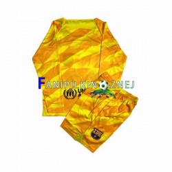 Koszulka FC Barcelona Bramkarska 2023-2024 Czwarty Długie Rękawy ,Dziecięca