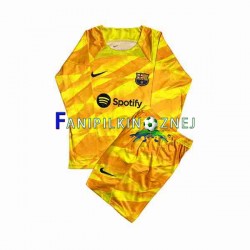 Koszulka FC Barcelona Ter Stegen 1 Bramkarska 2023-2024 Czwarty Długie Rękawy ,Dziecięca