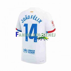 Koszulka FC Barcelona Joao Felix 14 2023-2024 Wyjazdowa Krótkie Rękawy ,Męska