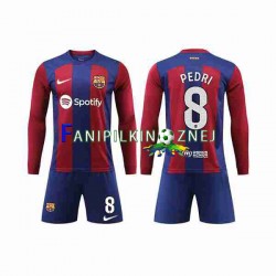 Koszulka FC Barcelona Pedri 8 2023-2024 Domowa Długie Rękawy ,Dziecięca