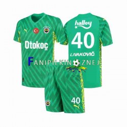 Livaković Fenerbahce 40 Footbal Kit Bramkarska 2023-2024 Domowa Krótkie Rękawy