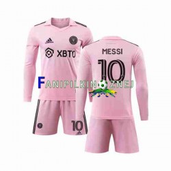 Koszulka Inter Miami Lionel Messi 10 2023-2024 Domowa Długie Rękawy ,Dziecięca