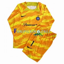 Koszulka Inter Mediolan Sommer 1 Bramkarska 2023-2024 Domowa Długie Rękawy ,Dziecięca