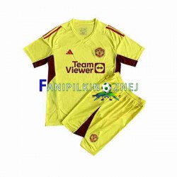 Koszulka Manchester United Bramkarska 2023-2024 Wyjazdowa Krótkie Rękawy ,Dziecięca