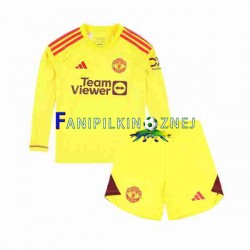 Koszulka Manchester United Bramkarska 2023-2024 Domowa Długie Rękawy ,Dziecięca