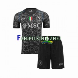 Koszulka Napoli Halloween 2023-2024 Domowa Krótkie Rękawy ,Dziecięca