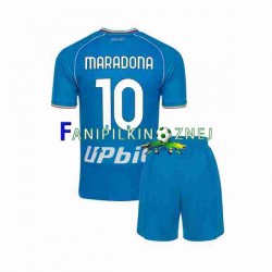 Koszulka Napoli Maradona 10 2023-2024 Domowa Krótkie Rękawy ,Dziecięca