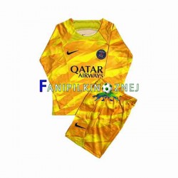Koszulka Paris Saint-Germain Bramkarska 2023-2024 Wyjazdowa Długie Rękawy ,Dziecięca