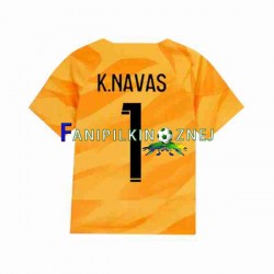 Koszulka Paris Saint-Germain K.NAVAS 1 Bramkarska 2023-2024 Wyjazdowa Krótkie Rękawy ,Męska