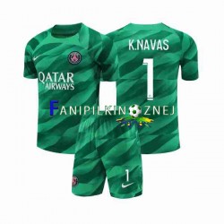 Koszulka Paris Saint-Germain K.NAVAS 1 Bramkarska 2023-2024 Domowa Krótkie Rękawy ,Dziecięca