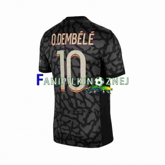 Koszulka Paris Saint-Germain O.Dembele 10 2023-2024 Trzeci Krótkie Rękawy ,Męska Koszulka Paris Saint-Germain O.Dembele 10 2023-2024 Trzeci Krótkie Rękawy ,Męska