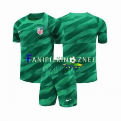 Koszulka Reprezentacji Stanów Zjednoczonych Bramkarska 2023-2024 Domowa Krótkie Rękawy ,Dziecięca