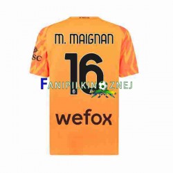 Koszulka AC Milan Mike Maignan 16 Bramkarska 2023-2024 Wyjazdowa Krótkie Rękawy ,Męska