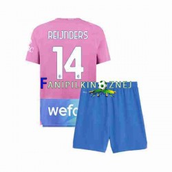 Koszulka AC Milan Tijjani Reijnders 14 2023-2024 Trzeci Krótkie Rękawy ,Dziecięca