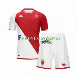 Koszulka AS Monaco 2023-2024 Domowa Krótkie Rękawy ,Dziecięca