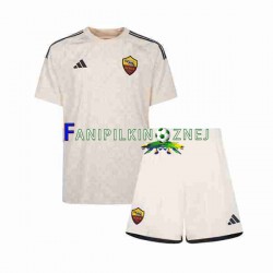 Koszulka AS Roma 2023-2024 Wyjazdowa Krótkie Rękawy ,Dziecięca