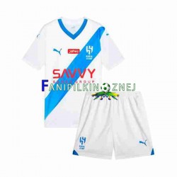 Koszulka Al Hilal 2023-2024 Wyjazdowa Krótkie Rękawy ,Dziecięca