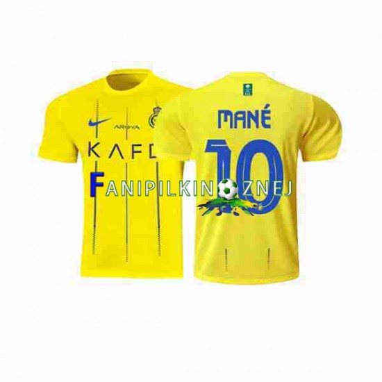Koszulka Al-Nassr Mane 10 2023-2024 Domowa Krótkie Rękawy ,Męska Koszulka Al-Nassr Mane 10 2023-2024 Domowa Krótkie Rękawy ,Męska