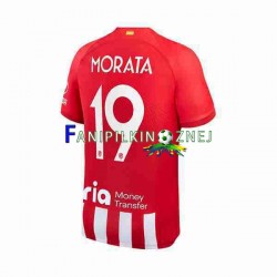 Koszulka Atlético Madryt 2 Alvaro Morata 19 2023-2024 Domowa Krótkie Rękawy ,Męska
