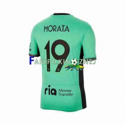Koszulka Atlético Madryt 2 Alvaro Morata 19 2023-2024 Trzeci Krótkie Rękawy ,Męska