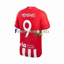 Koszulka Atlético Madryt 2 Memphis Depay 9 2023-2024 Domowa Krótkie Rękawy ,Męska